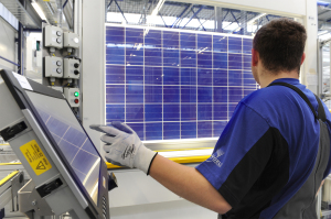 usine SolarWorld de Freiberg/Sachsen
