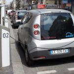Autolib’ Bluecar carsharing service, Paris, France
