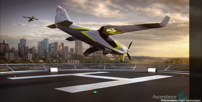 Ascendance Flight Technologies développe un taxi volant hybride