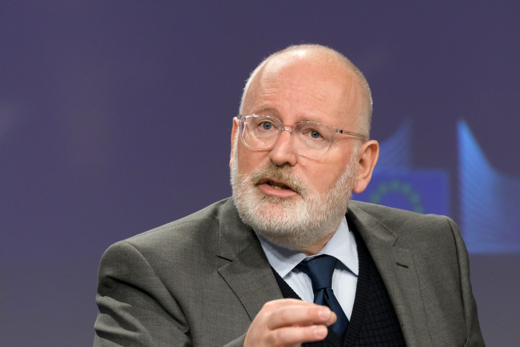 Le vice président exécutif de la Commission européenne, Frans Timmermans