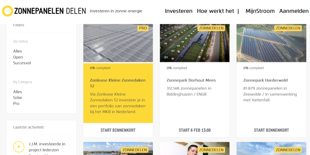 La plateforme de financement participatif néerlandaise Zonnepanelen Delen compte s'installer sur le marché français