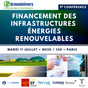 9e Conférence Financement des Infrastructures Énergies renouvelables