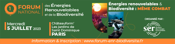 1er Forum National des EnR et de la biodiversité - 5 juillet 2023 - Paris
