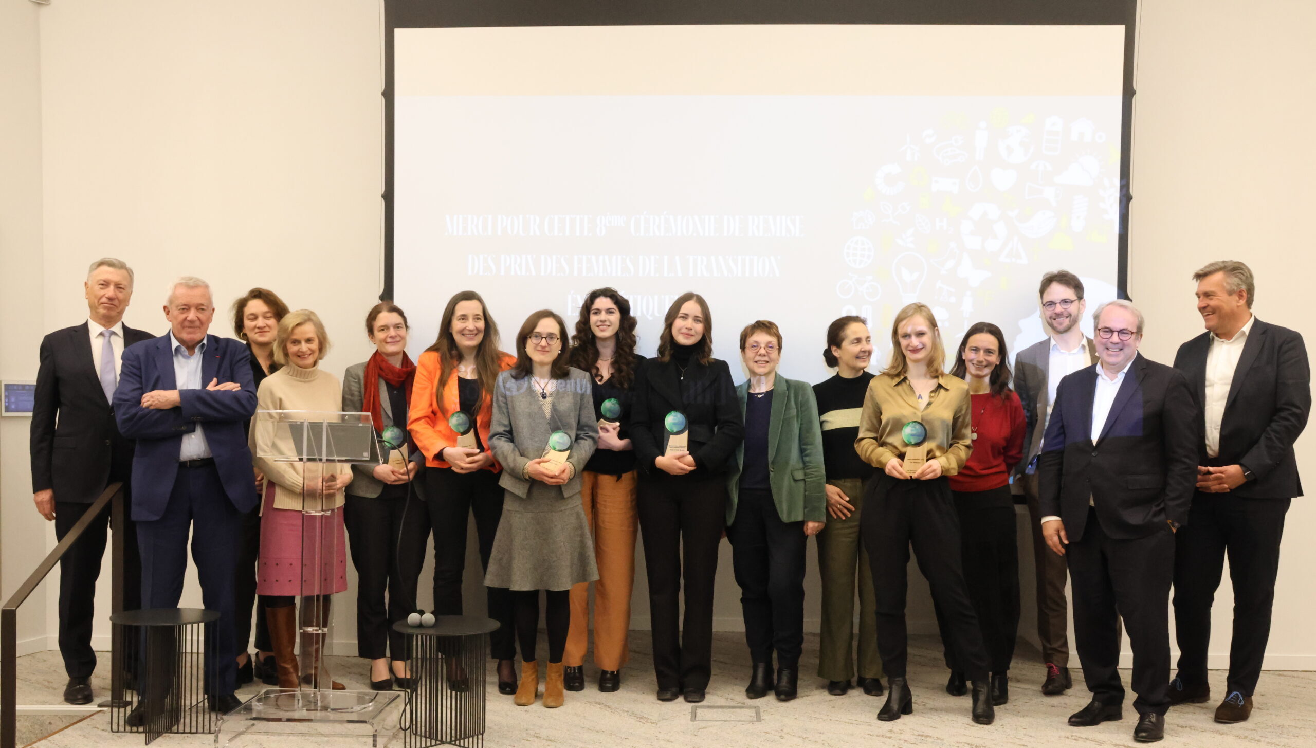 Photo Prix des femmes Lauréates du prix des femmes de la transition énergétique 2025 organisé par Andera Partners et GreenUnivers